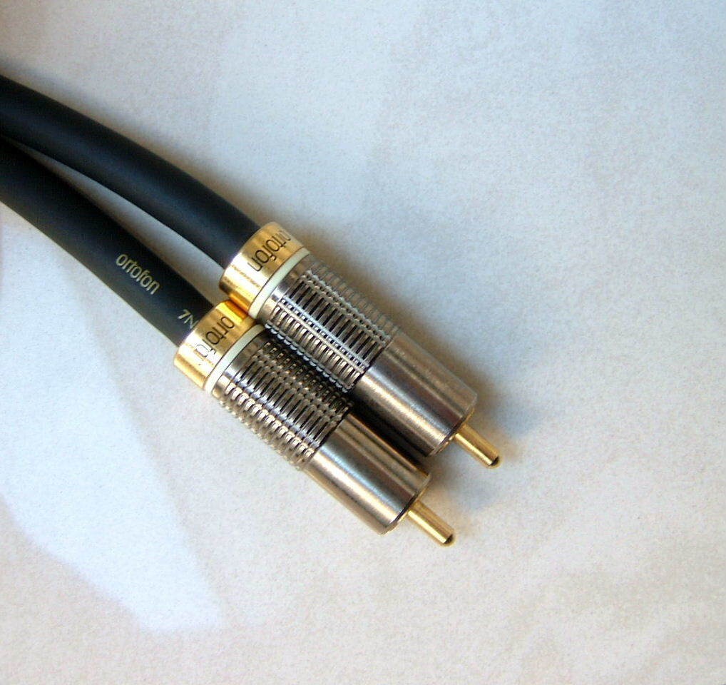Ortofon 7.8N-Ac780 Rca Cable 1M LR pair 7N+8N Unused Rare Very