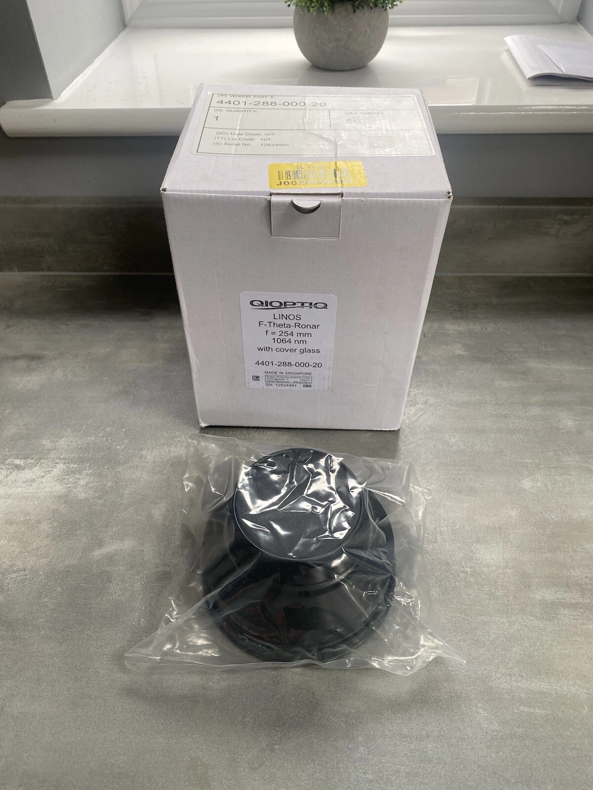 Qioptiq LINOS Theta Ronar 254mm 1064nm Lens 4401-288-000-20 Brand New VAT Inc 8