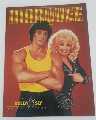 Dolly Parton Sly Arnold Schwarzenegger Conan Destroyer 1984 Rhinestone Marquee