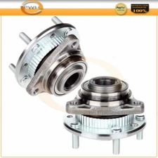 2 Pcs New Front Wheel Hubs & Bearings Assembly Fits Chevrolet S10 Blazer 4WD