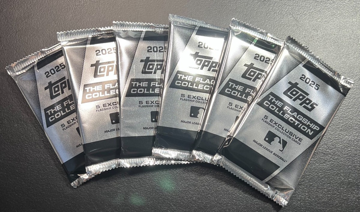 2025 Topps Flagship Collection 6 Sealed Packs | eBay