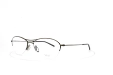 Oliver Peoples Eyeglasses Half Rimless JAPAN 53-16-140 ASHER BKC Displayed ESR
