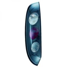 Back Rear Tail Lights Pair Set Clear Black for Vauxhall Corsa C 2000-06