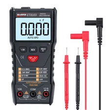 WinAPEX ET8103 True RMS Smart Multimeter AC DC Voltmeter Amp Cap Live Wire Test