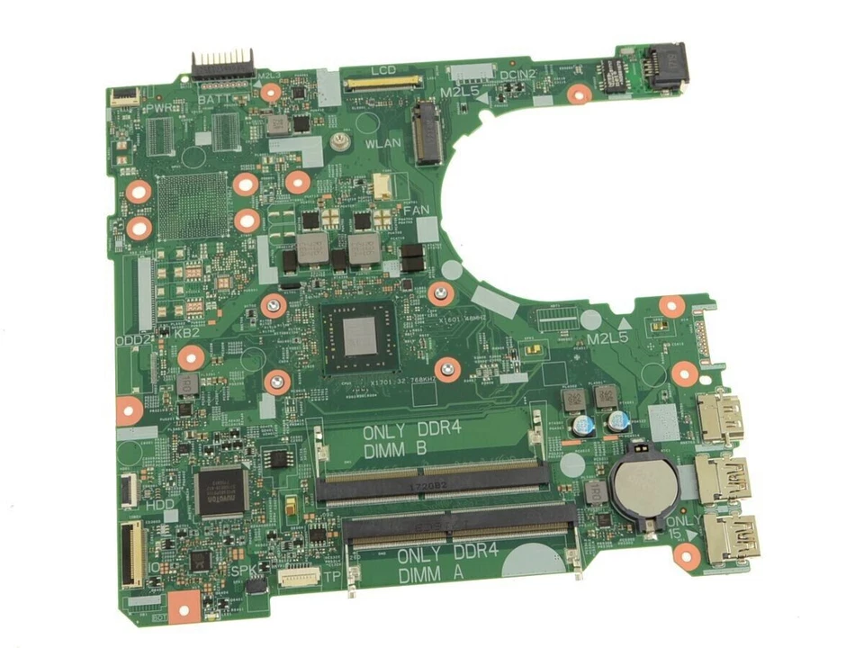 NEW Dell Inspiron 15 3565 14 3465 AMD A9-9400 2.2GHz Motherboard 16808-1 H9JPV - Image 4 of 4