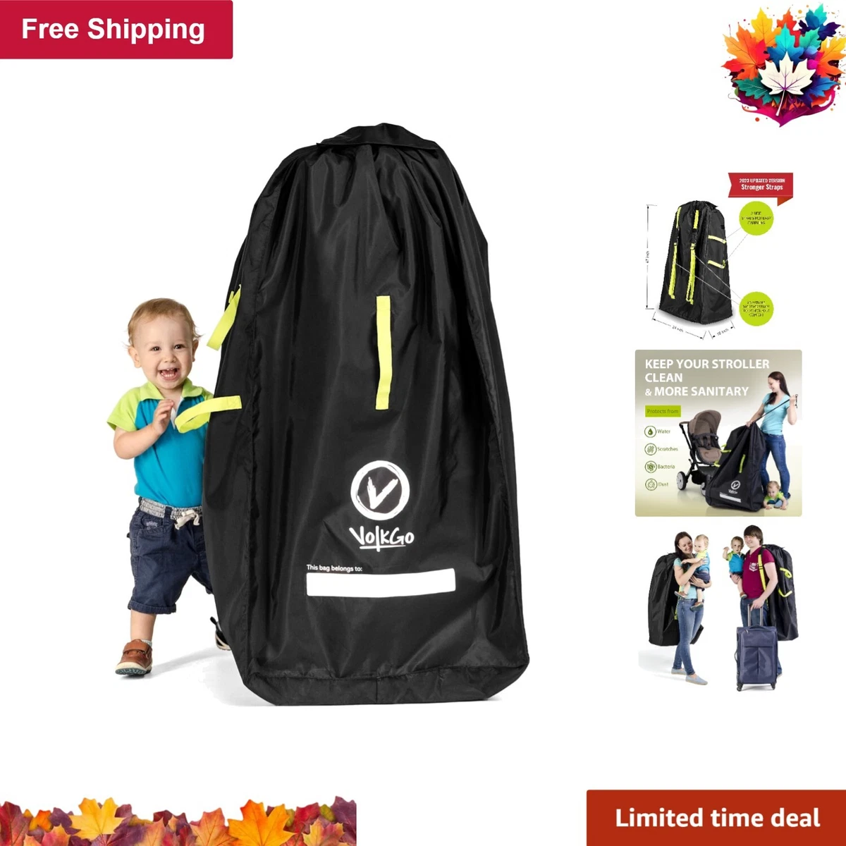 Best stroller bag for air travel 2025