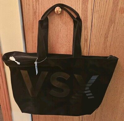 Victoria's Secret VSX Tote Bag Black Gym Duffel Bag Travel Victoria's Secret VSX Tote Bag Black Gym Duffel Bag Travel