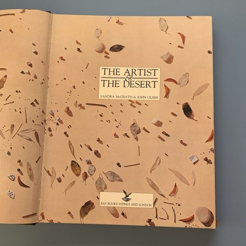 The Artist and the Desert Sandra McGrath & John Olsen Hardcover 1981 - Imagen 2 de 11