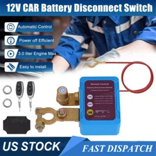 12V 240A Car Anti Theft Remote Battery Disconnect Switch Automatic Cut/Shut Off 