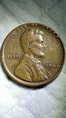 6 fREE COINS WITH 1946 S Lincoln Cent Wheat Penny with Errors RD Lincoln Rash  
