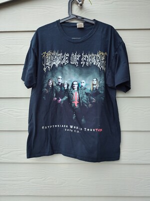 Cradle Of Filth Cryptoriana World Tourture 2019 SS Double Side T