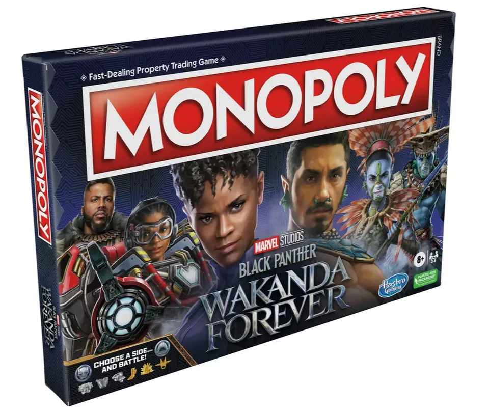 Monopoly Marvel Black Panther Wakanda Forever Edition Board Game Hasbro (8+) NEW - Image 3 of 4