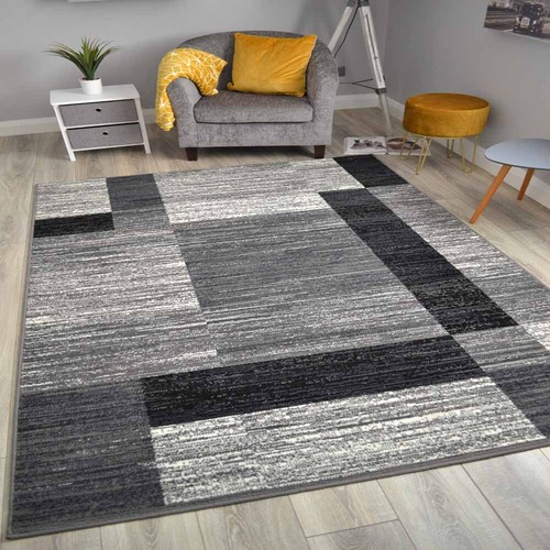 Grey Rugs Small Extra Large Lounge Living Room Long Hall Floor Carpet ...