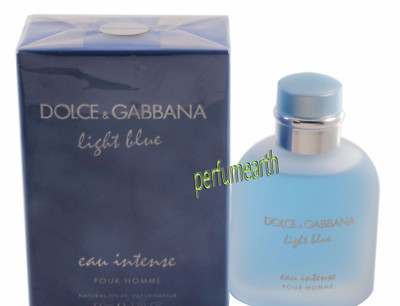 D & G Light Blue Eau Intense By D&G 6.7/6.8 oz Edp Spray For Men New In Box