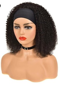 brazilian curly headband wig