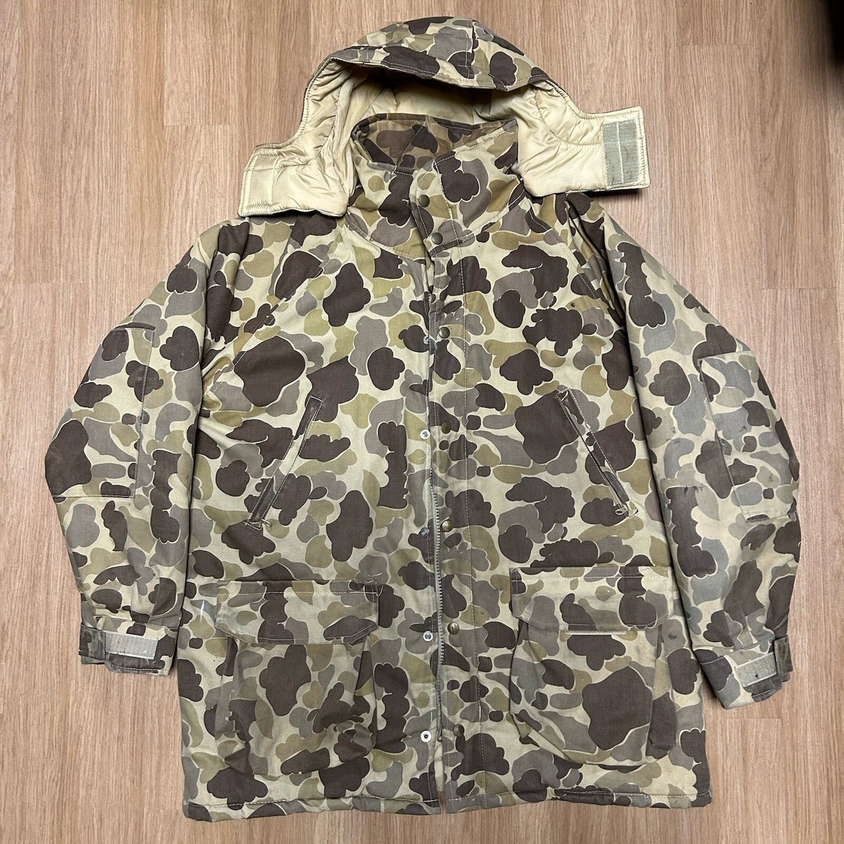 VTG Mount'N Prairie Coat Mens L Camo Hunting Jacket and