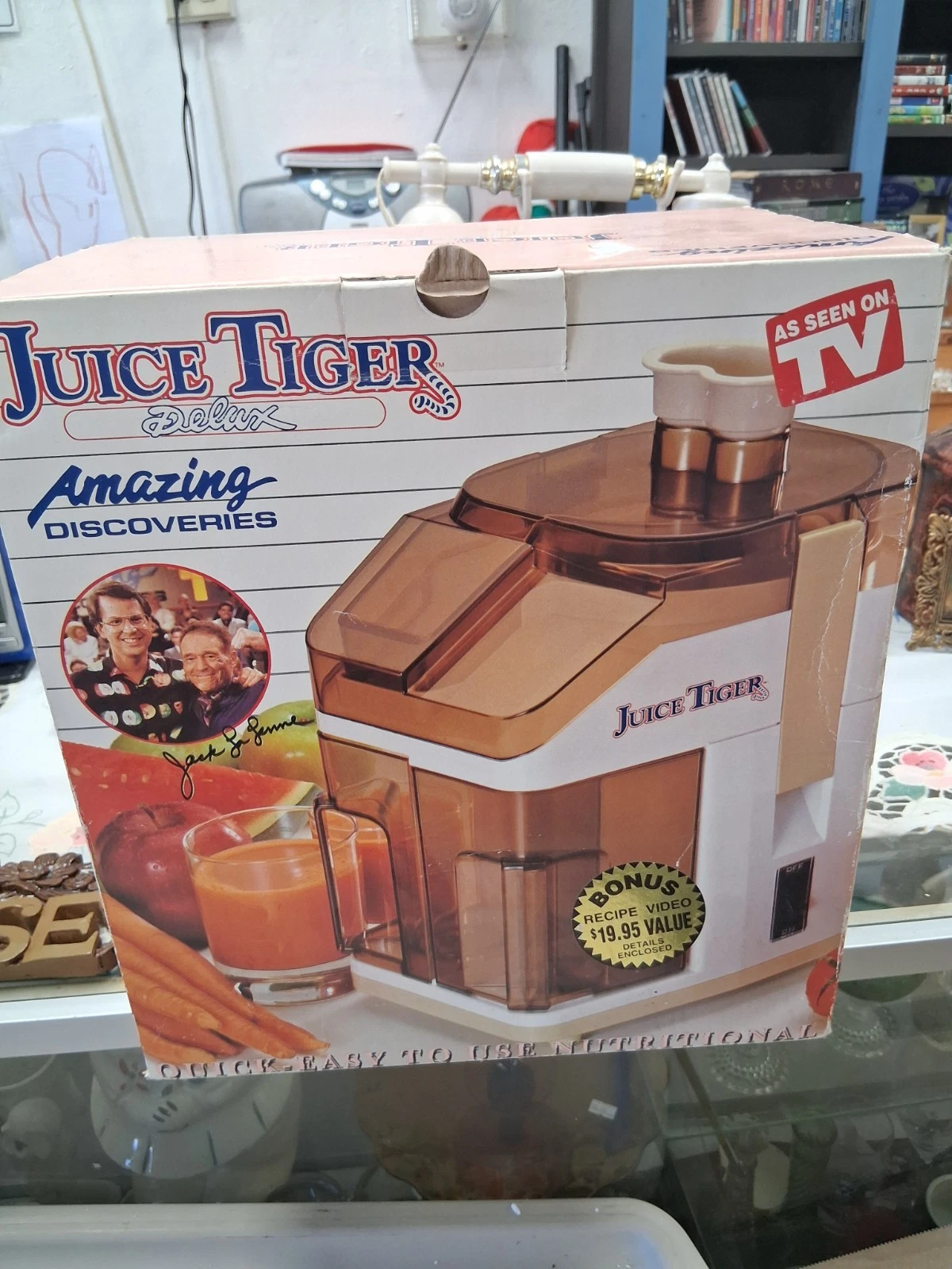 NEW Vintage Juice Tiger Deluxe Jack LaLanne Power Juicer Made in France