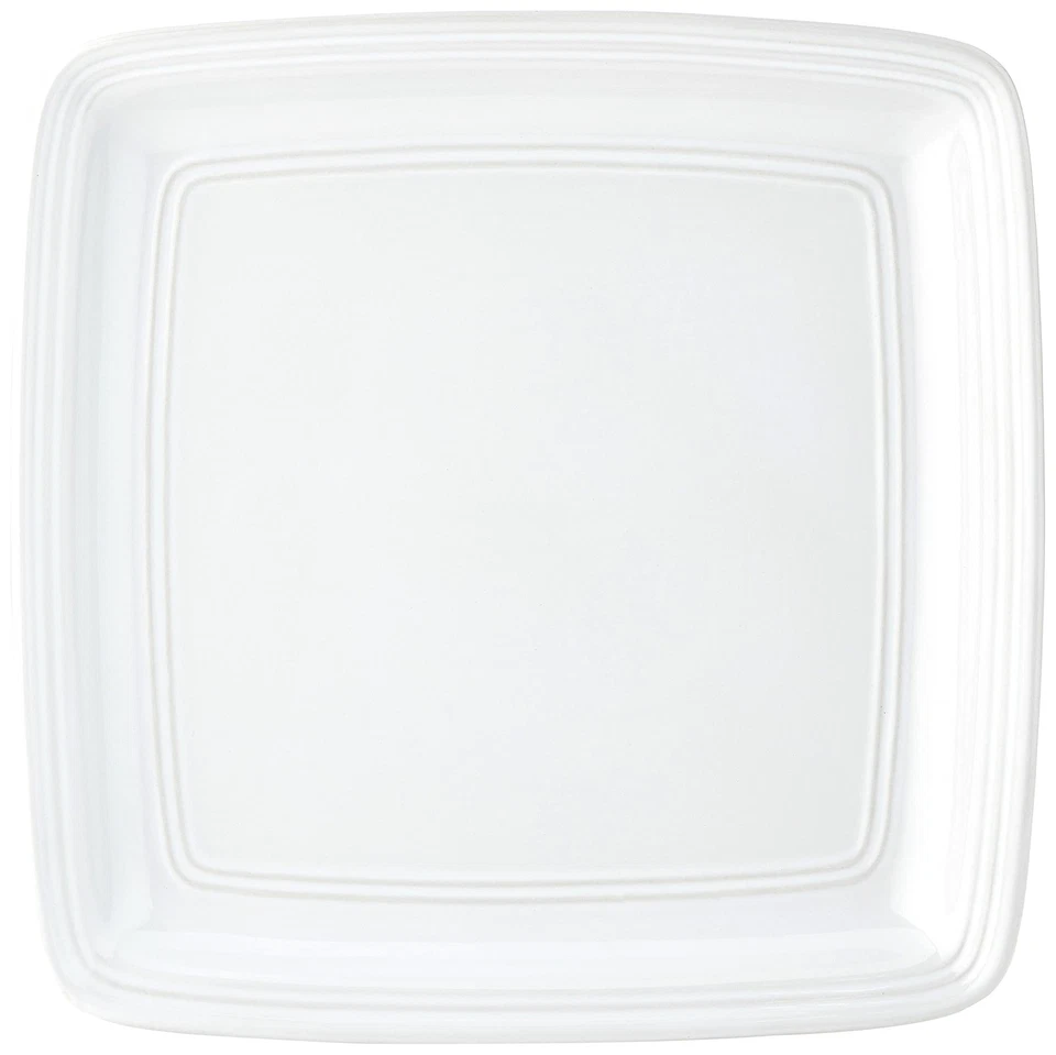 Square Dinnerware Sets | White Kitchen Plates, Bowls, and Mugs | 16 Piece Sto... - Image 3 of 4