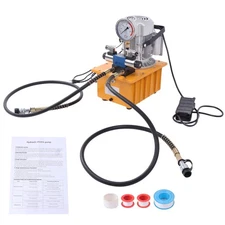 Electric Hydraulic Pump 10000 PSI Double Acting 8L Solenoid Valve 110V