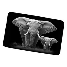 Elephant Bathroom Rugs Funny Cute Animal African Large 17.8x29.5inch 45x75cm 