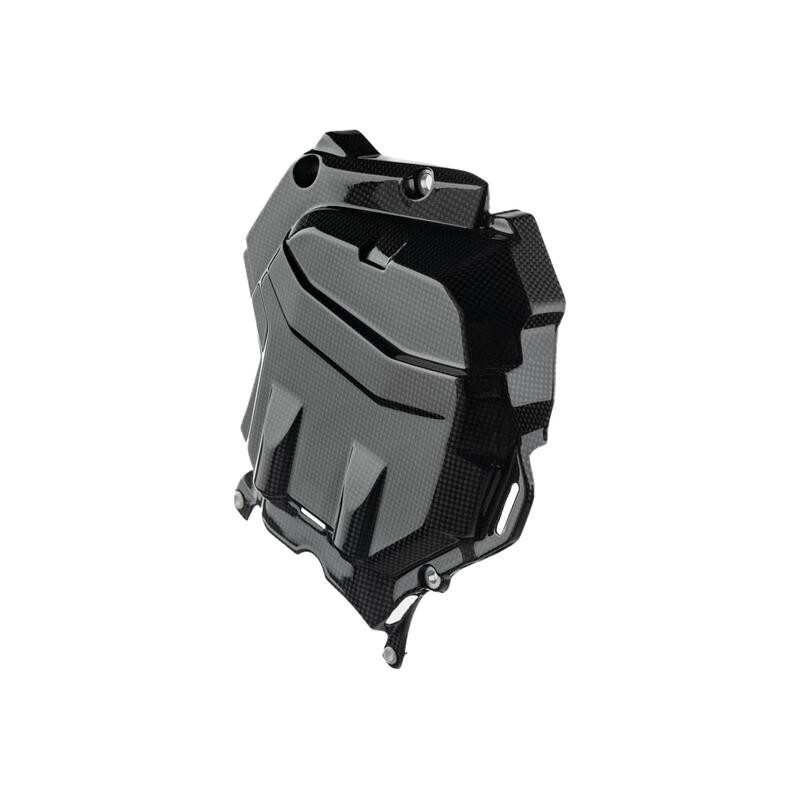 Cache culasse droit Lightech carbone pour sorties sur circuit et trackdays - 2