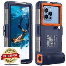 IP68 50ft/15m Diving Snorkeling Phone Case for iPhone Samsung Huawei Xiaomi