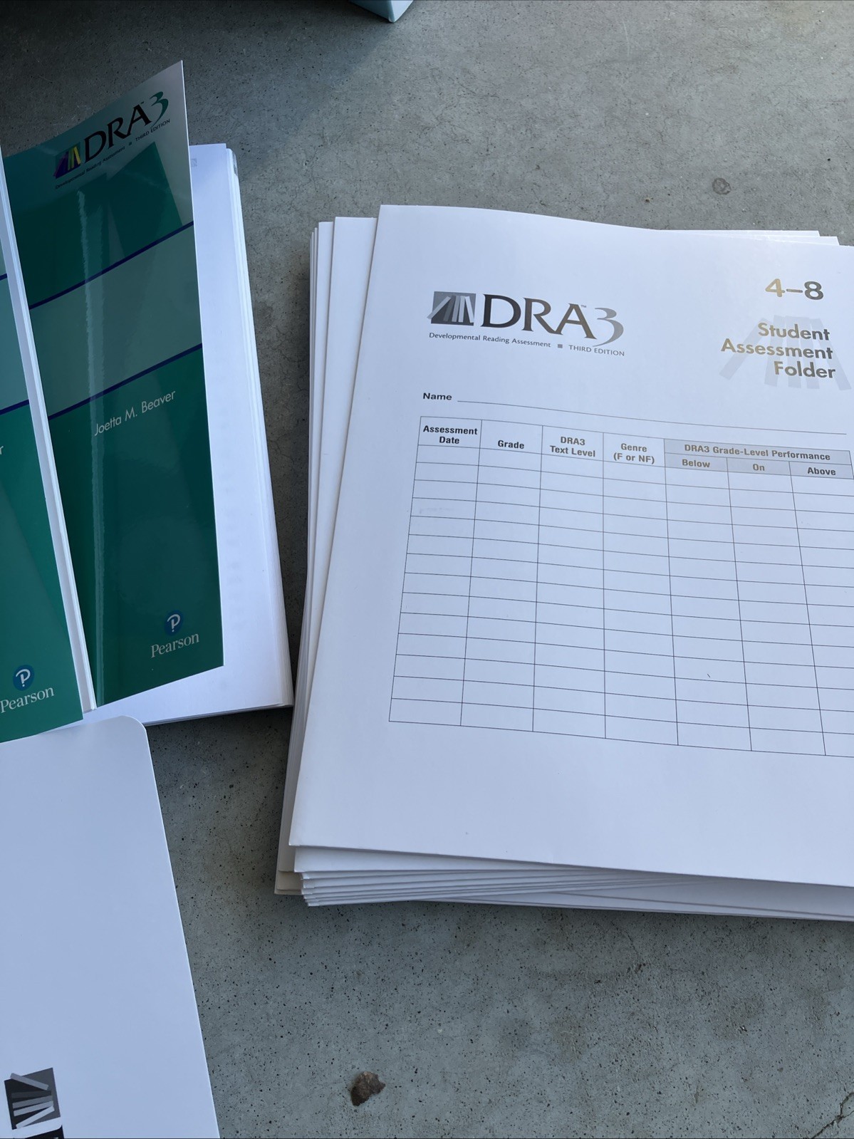 Pearson DRA3 Developmental Reading Assessment Grade 4-8 Kit