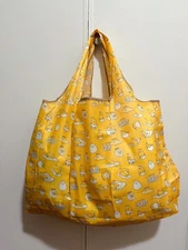 NEW CUTE BAGGU Gudetama Yellow Foldable Bag (small) (Width 13” x Length 13”)