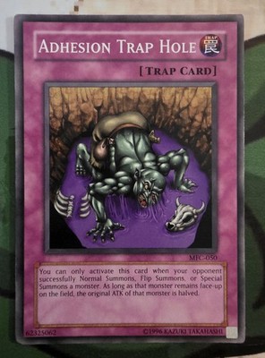 X 1 Adhesion Trap Hole  DR1-EN105 YuGiOh NM-M