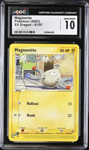 Magnemite graded CGC 10 for sale on eBay