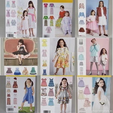 Simplicity UNCUT! U-PICK! Girl Child Size 3-8 Clothes Sewing Pattern