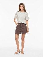 Vila T-Shirt Visybil Damen Rundhals, GrößE M, Schwarz, Baumwolle, Kurzarm