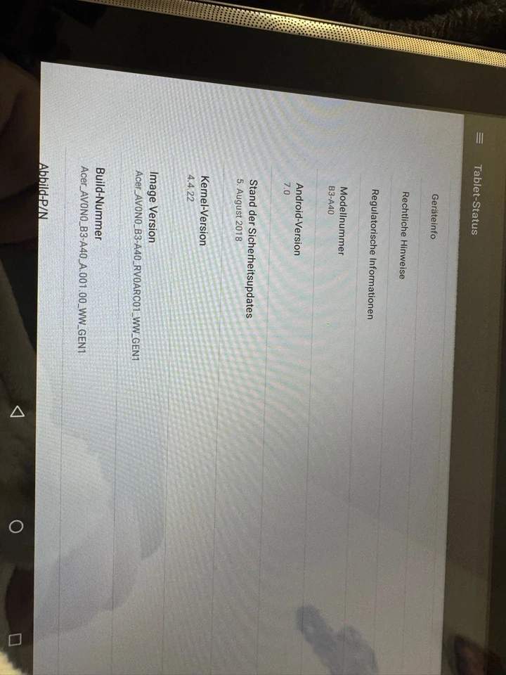 Acer Iconia  (B3-A40) - Bild 3 von 4