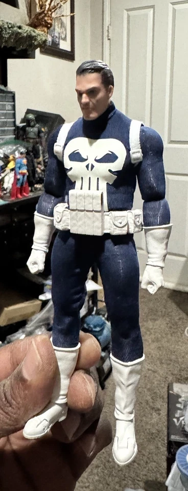 Traje azul Ekuaz Studio Punisher personalizado 1/12 Foto 2 de 4