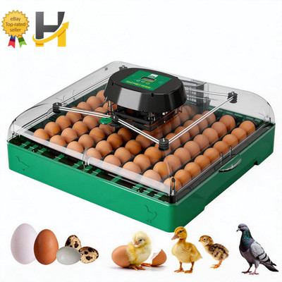 Egg Incubator for Chicken Eggs Max 72 Egg Automatic Egg Turner & Humidity Contro