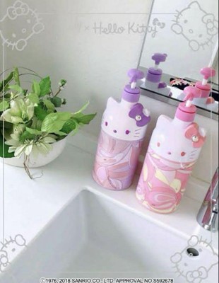 Rady x Hello Kitty シャンプーボトル Rady x Hello Kitty Shampoo Bottles 2 Pack Pink Purple 1000ml