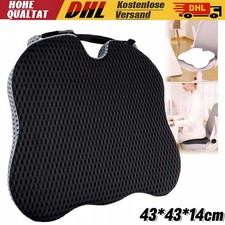 Sitzkissen Orthopädisches Autositzkissen Sitzerhöhung Memory-Schaum 43*43*14cm+