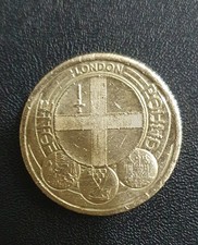 GB QEII 2010 £1 London Capital Cities Used Circulated Coin