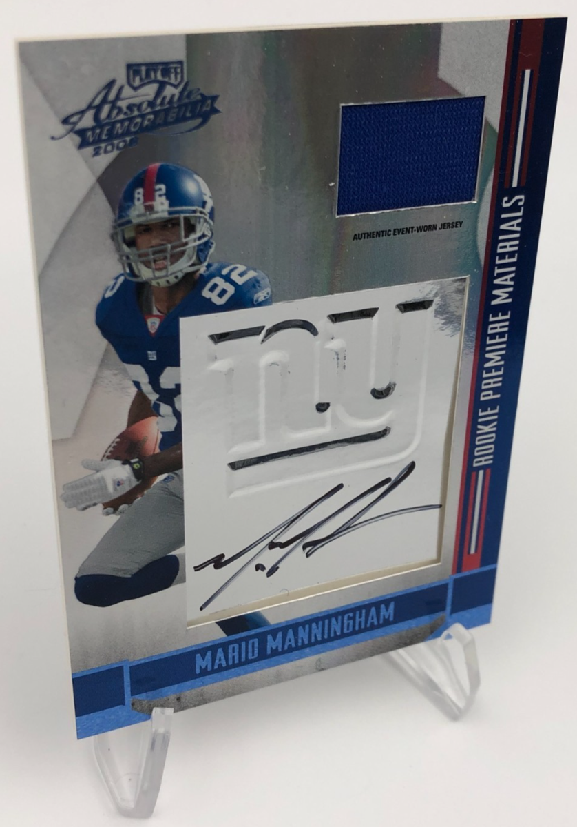 MARIO MANNINGHAM ROOKIE AUTO RARE/35 Card 2008 ABSOLUTE Signed NY