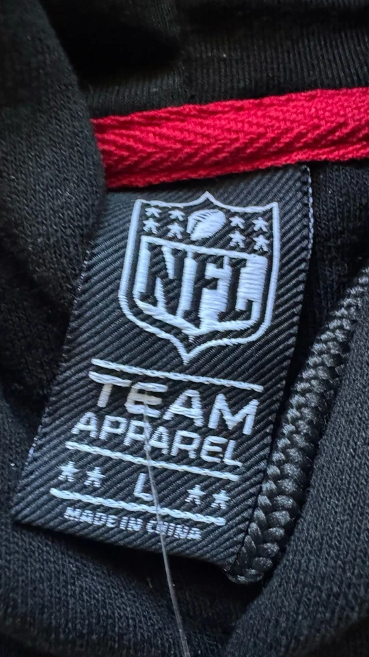 Sudadera con capucha para adultos SF 49ers talla grande de todas las puntadas. Nuevo con etiquetas. Niners Foto 4 de 4