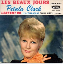 1 disque 45 tours  vinyle PETULA CLARK à choisir parmi le lot 2