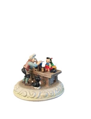 OZLEWSKI PINOCCHIO  ALMOST FINISHED ,  Ghepeto Painting Pinocchio, COA
