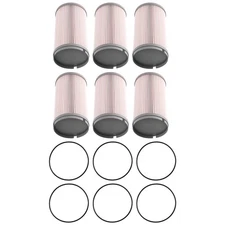 6Pack Fuel Filter Set for Peterbilt Kenworth Cummins Engine 2015-2017 FS20172