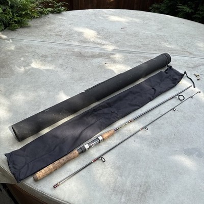 St. Croix Premier Graphite PS60M2 6 Med Fast 2pc Spinning Rod 6-12lb Case Pouch