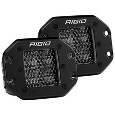 Rigid 212513blk D-series Pro Spot Diffused White Square Led Lights Pair Kit Set Rigid 212513blk D-series Pro Spot Diffused White Square Led Lights Pair Kit Set