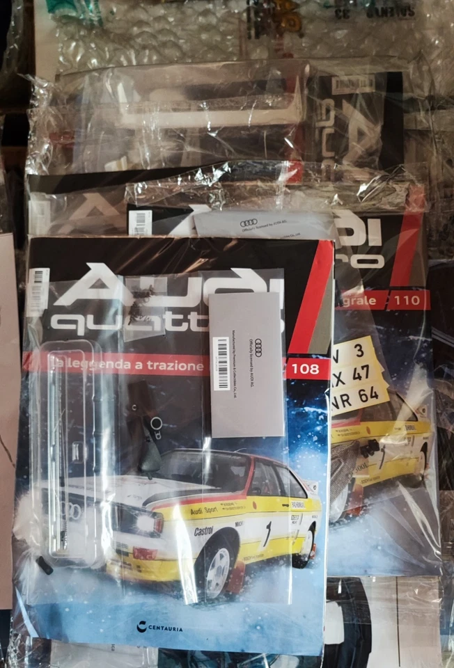 AUDI QUATTRO A2 1984 1:8 CENTAURIA FULL KIT 110 USCITE (NO POCHER - DEAGOSTINI) - Immagine 3 di 3