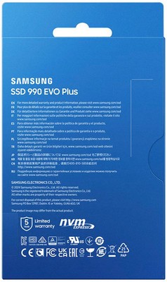 Samsung 990 EVO Plus 4TB NVMe M.2 SSD PCIe MZ-V9S4T0 MZ-V9S4T0B/AM