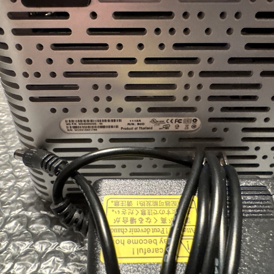 Western Digital WD40000H2Q-00 External Hard Drive HD’s Still Inside W/ Adapter - Image 3 of 4