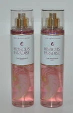 2 NEW BATH & BODY WORKS HIBISCUS PARADISE FRAGRANCE MIST SPRAY 8OZ GUAVA COCONUT