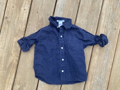 Jack Boy Linen Long-Sleeve Shirt Size 